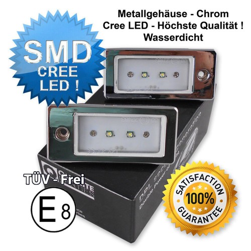 Led kennzeichenleuchte für - 2x,