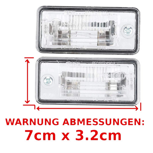 Kennzeichenbeleuchtung - 2x,