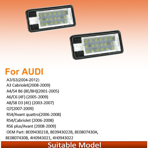 Led kennzeichenbeleuchtung - 2x,